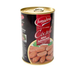 Salchichas cóctel con abrefácil